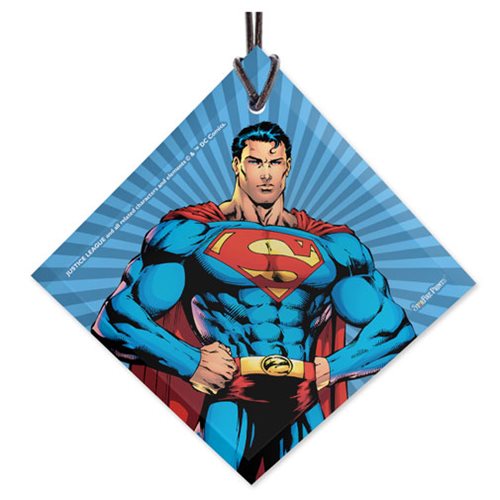 DC Comics Justice League Superman Animated StarFire Prints Hanging Glass Ornament